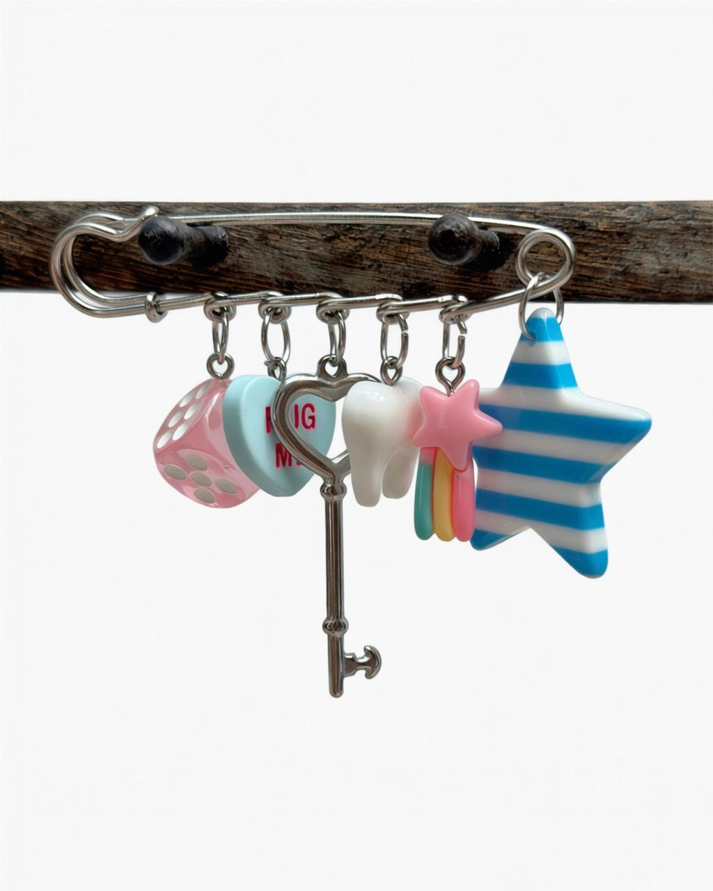 Candy Star Charm Pin