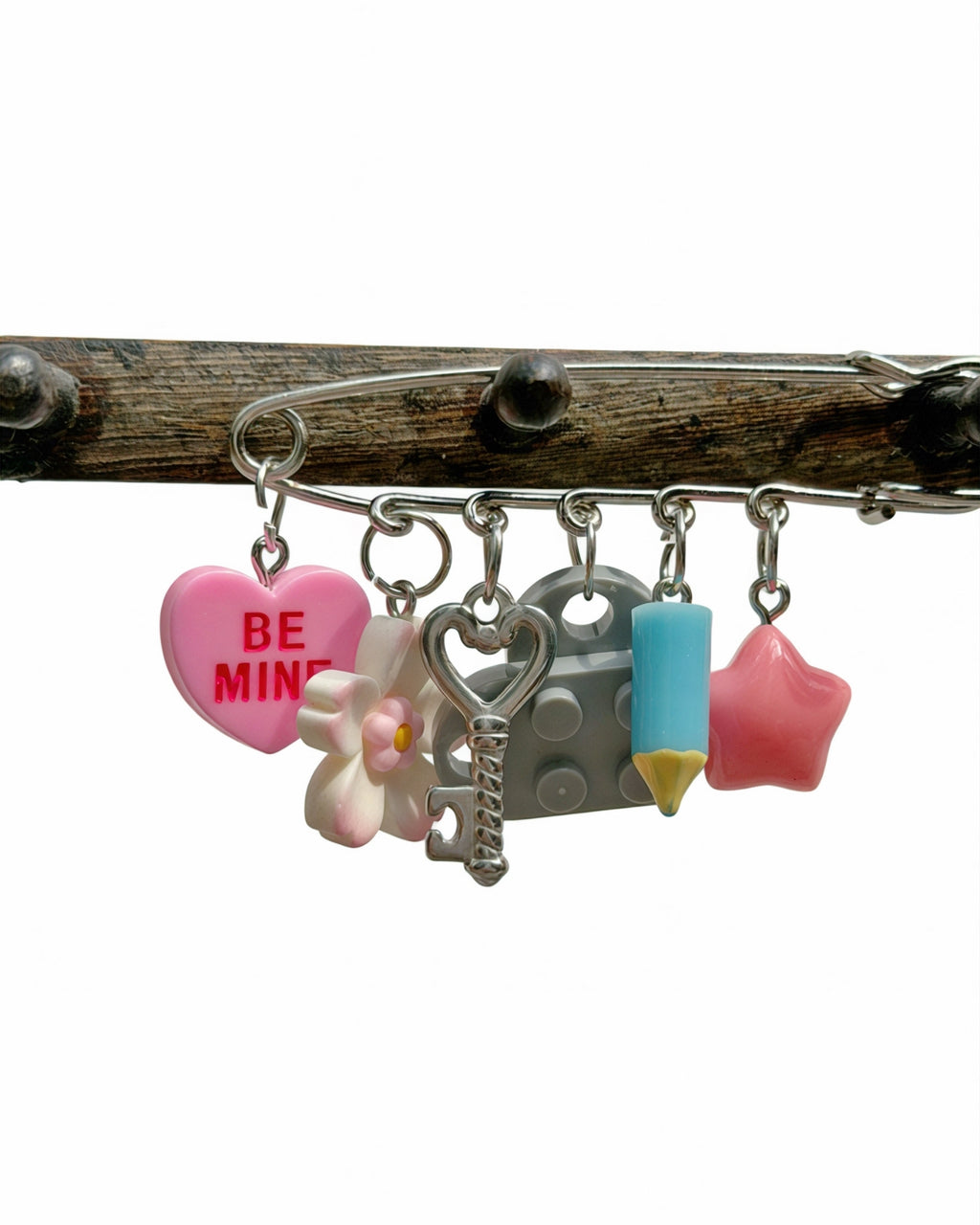 Locker Note Charm Pin