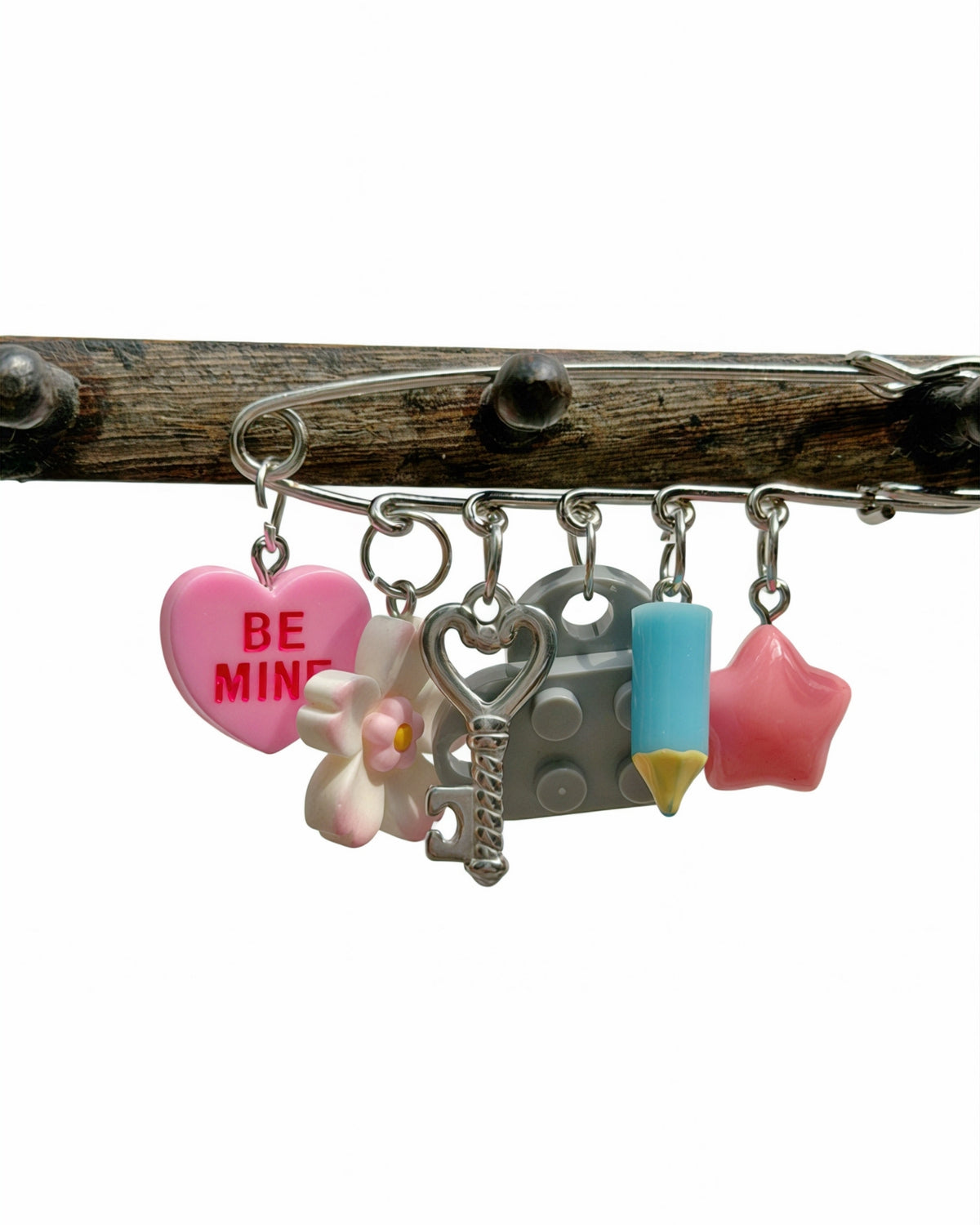 Locker Note Charm Pin