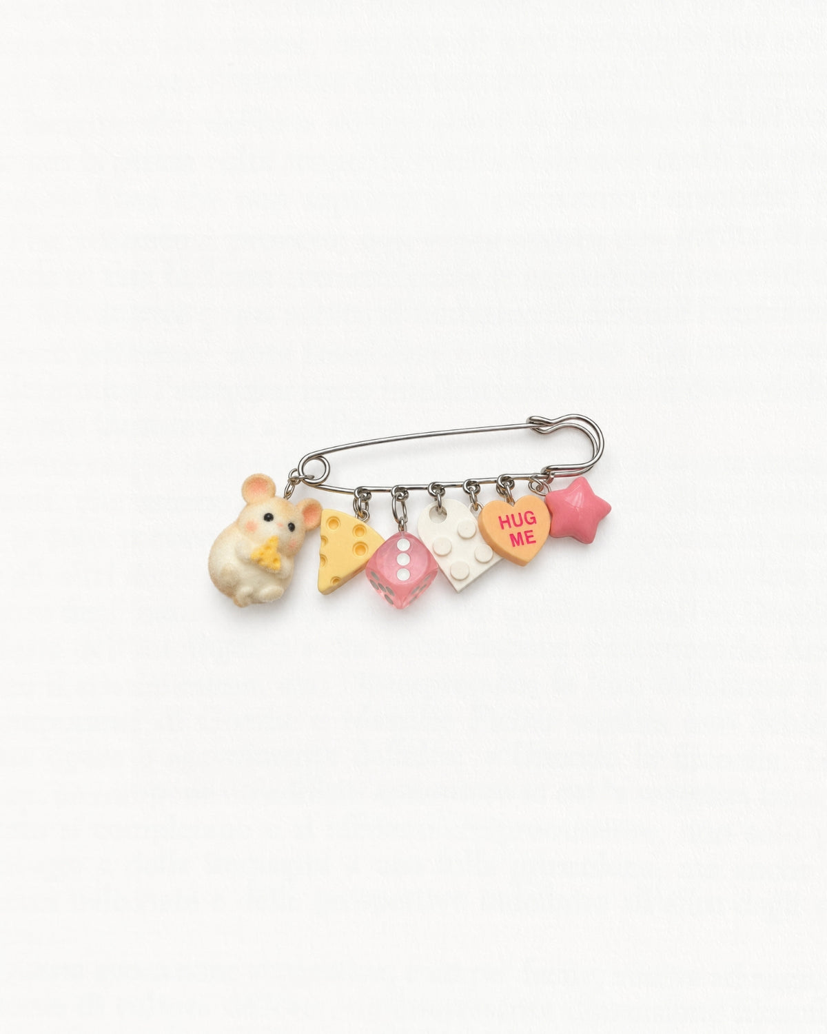 Cheese Plz Charm Pin