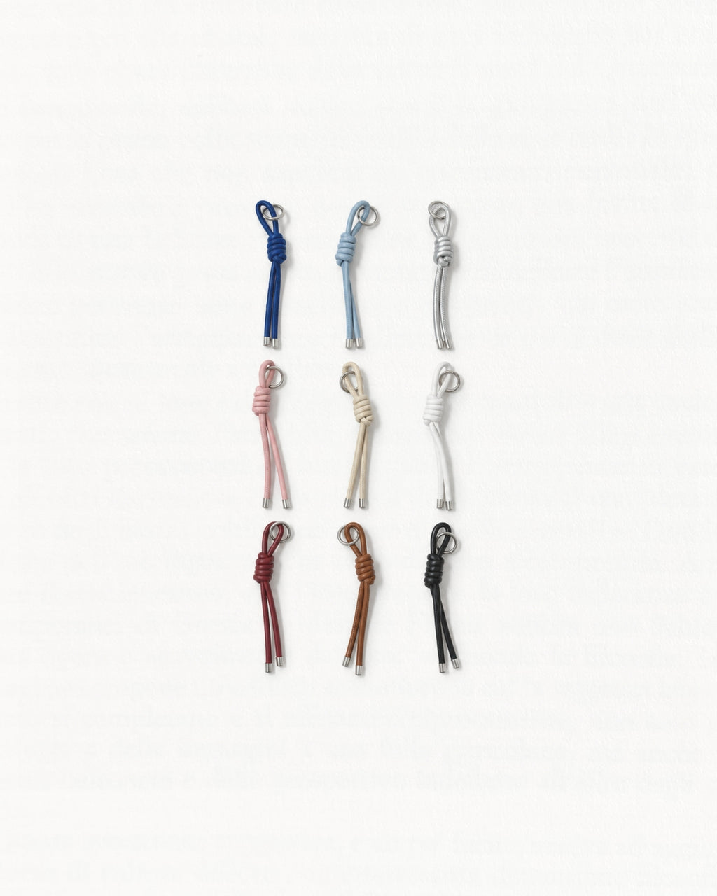 Leather Knotty Loop Keychain
