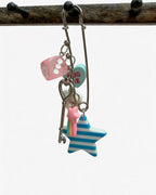 Candy Star Charm Pin