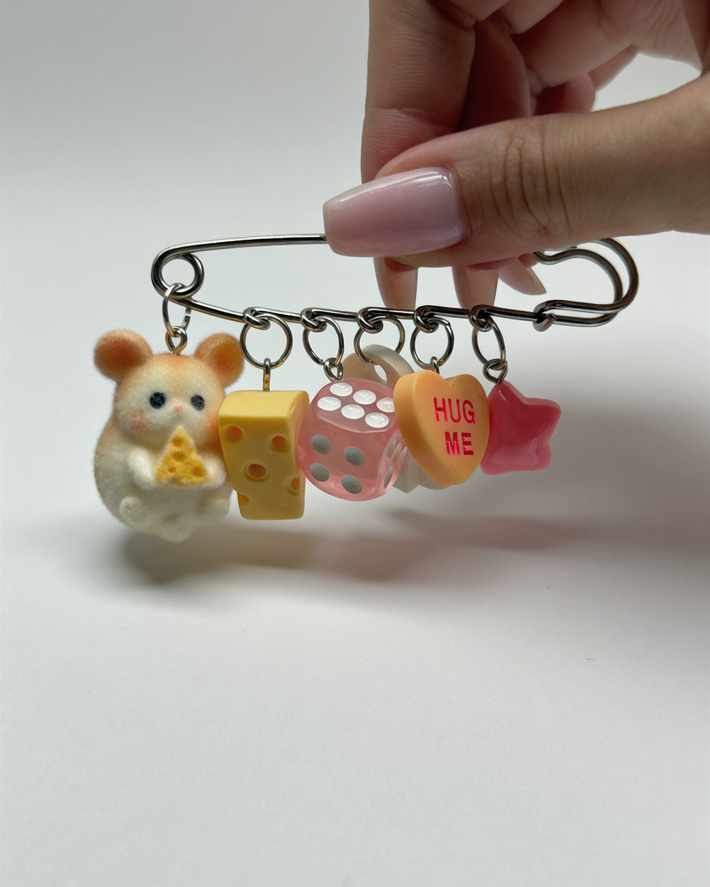 Cheese Plz Charm Pin