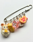 Cheese Plz Charm Pin