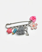Locker Note Charm Pin