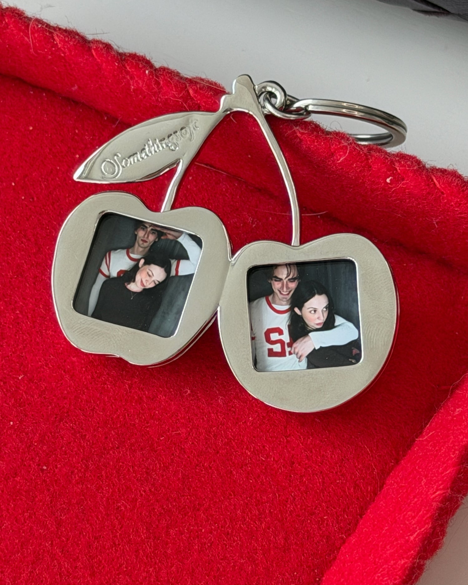 CHERRY PHOTO KEYCHAIN