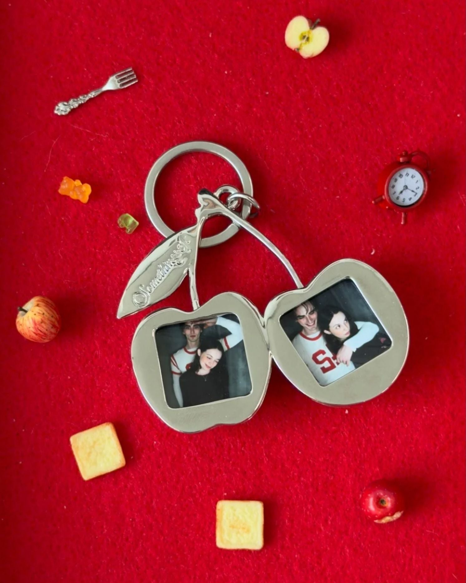 CHERRY PHOTO KEYCHAIN