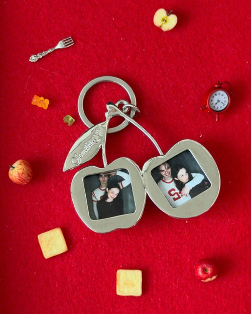 CHERRY PHOTO KEYCHAIN