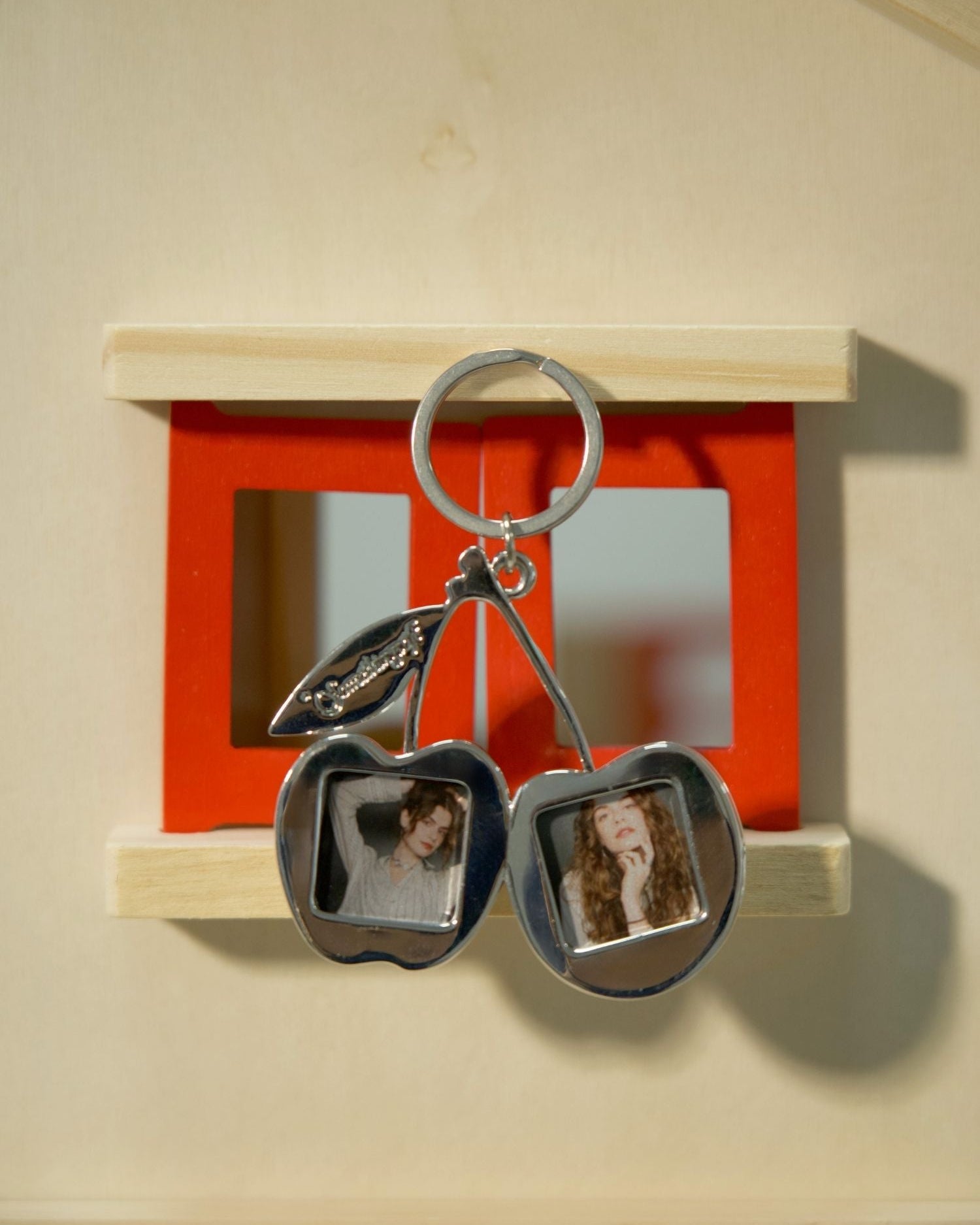 CHERRY PHOTO KEYCHAIN