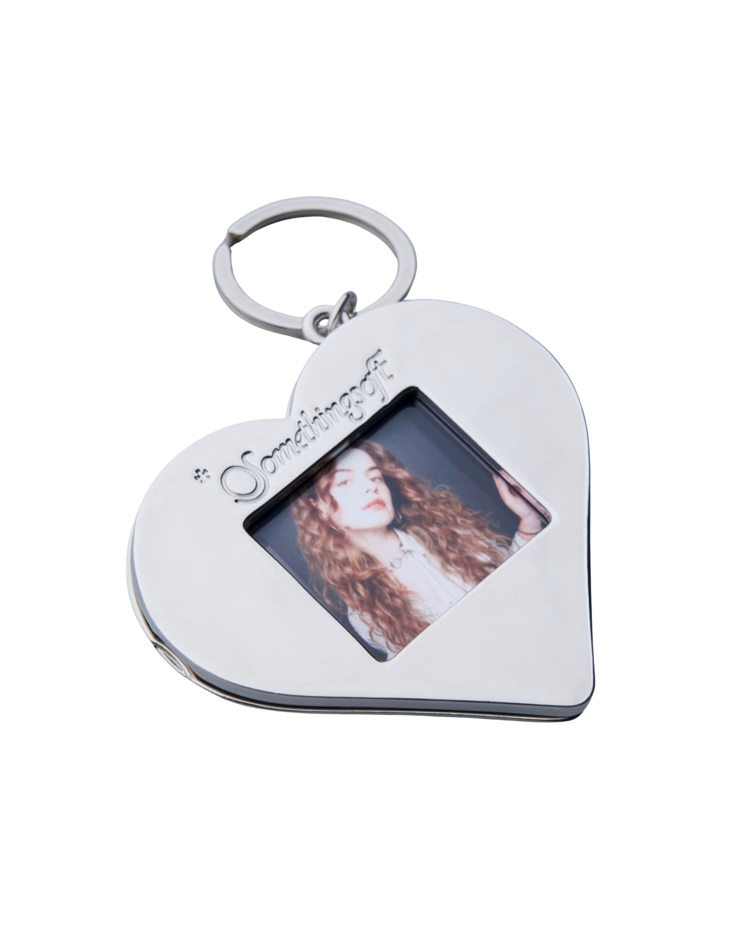 HEART PHOTO KEYCHAIN