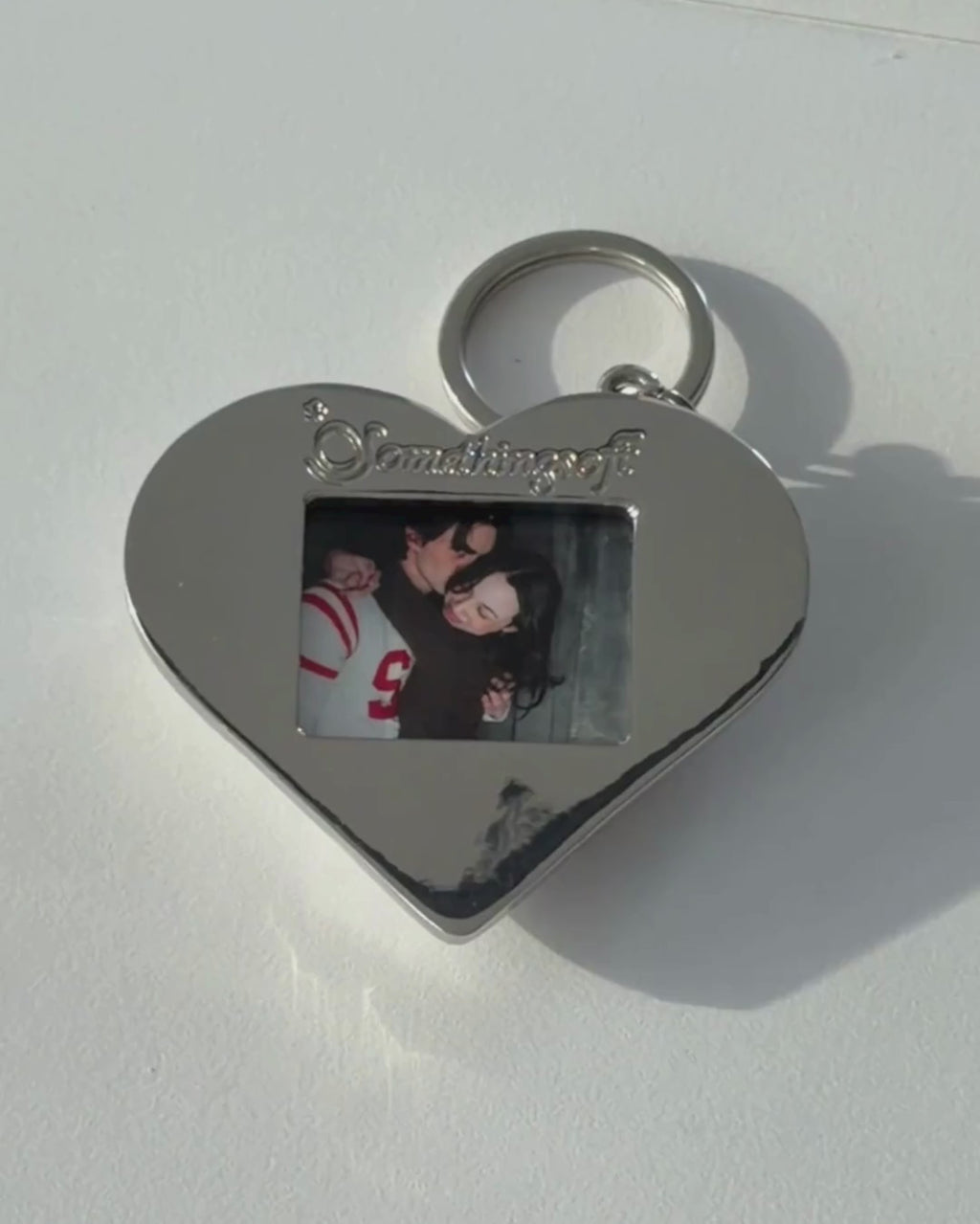 HEART PHOTO KEYCHAIN