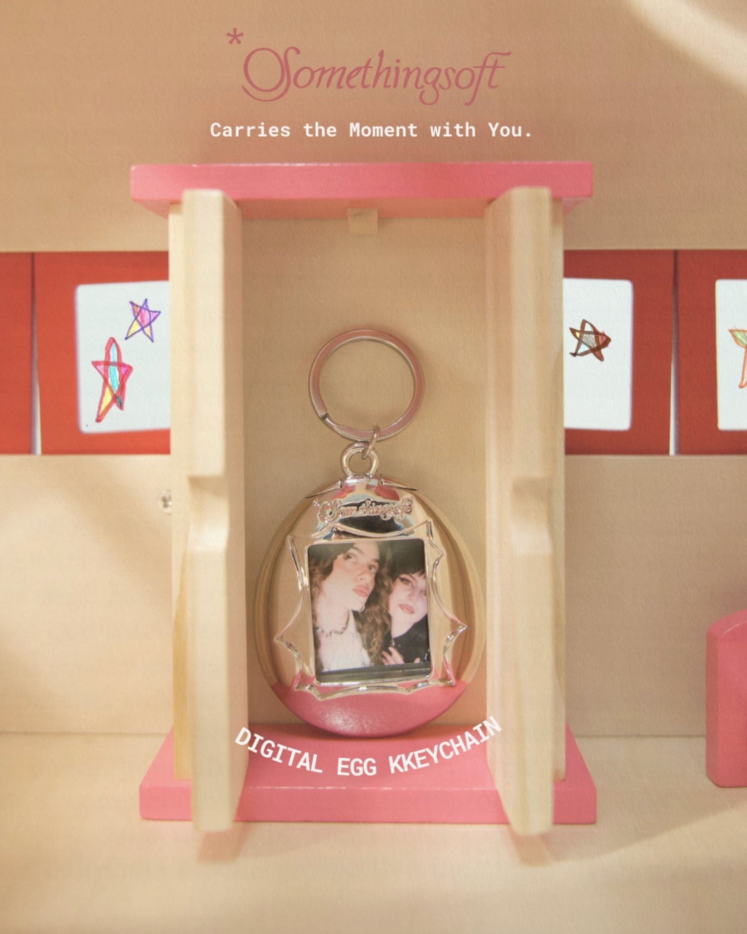 DIGITAL EGG PHOTO KEYCHAIN